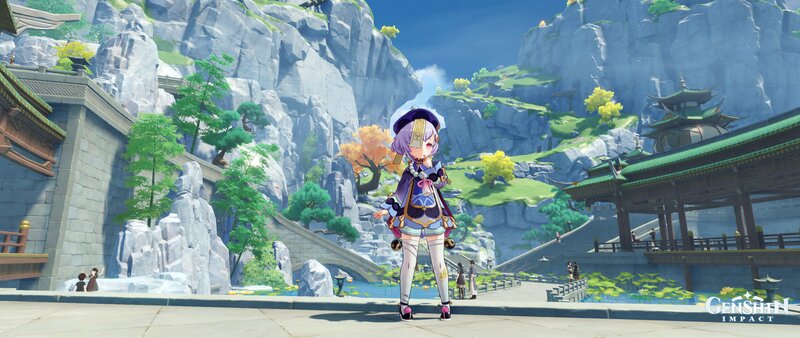 Purple-haired Character — Green