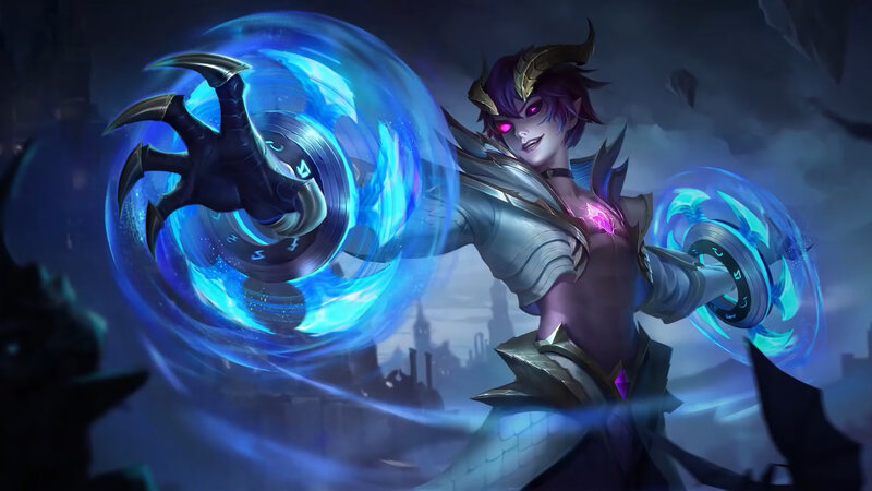 Purple-haired Character with Claws