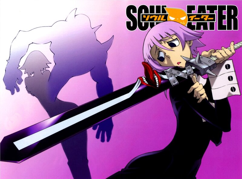 Purple-haired Character with Sword — Purple