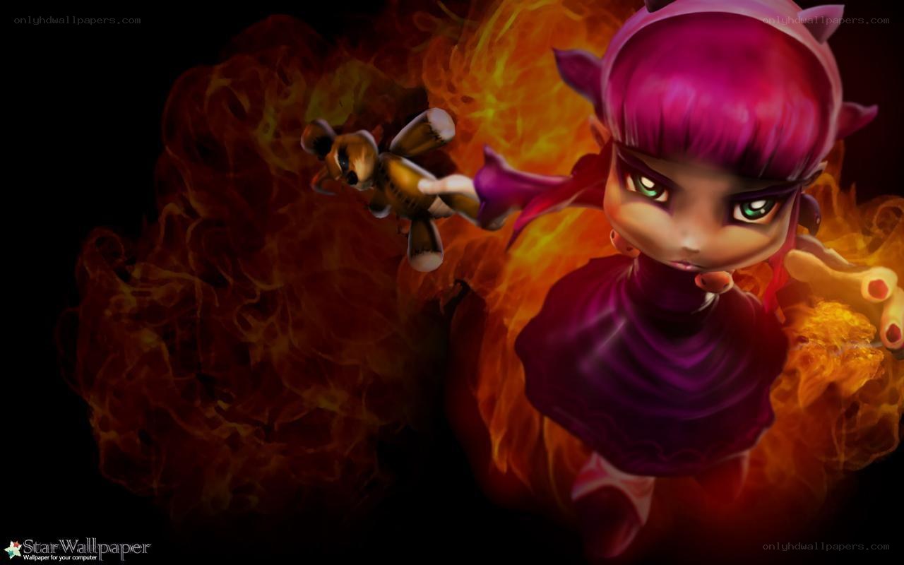 purple-haired character with teddy bear