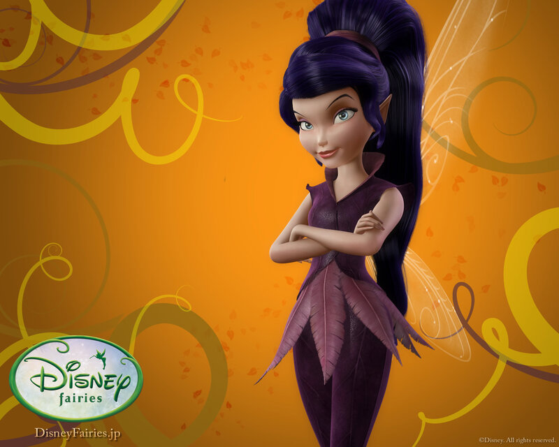 Purple-haired Fairy Character