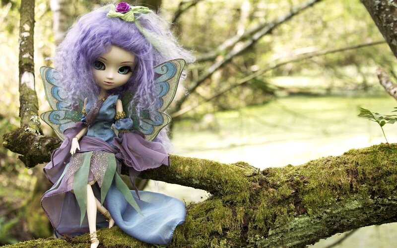 Purple-haired Fairy Doll