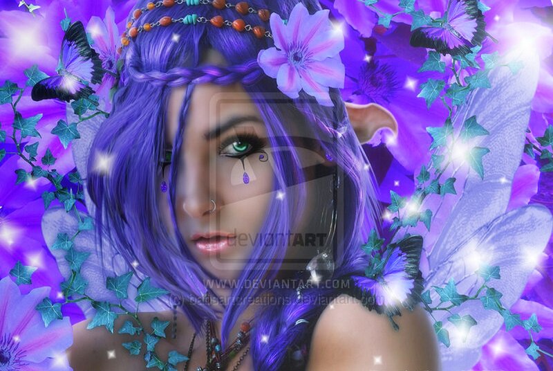 Purple-haired Fairy — Purple, Magical