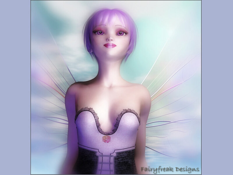 Purple-haired Fairy — Purple, Serene