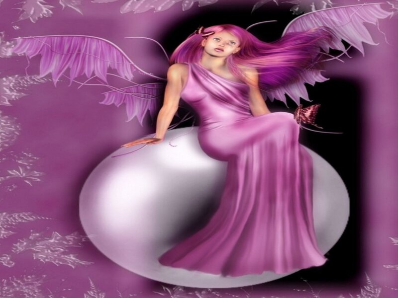 Purple-haired Fairy — Purple