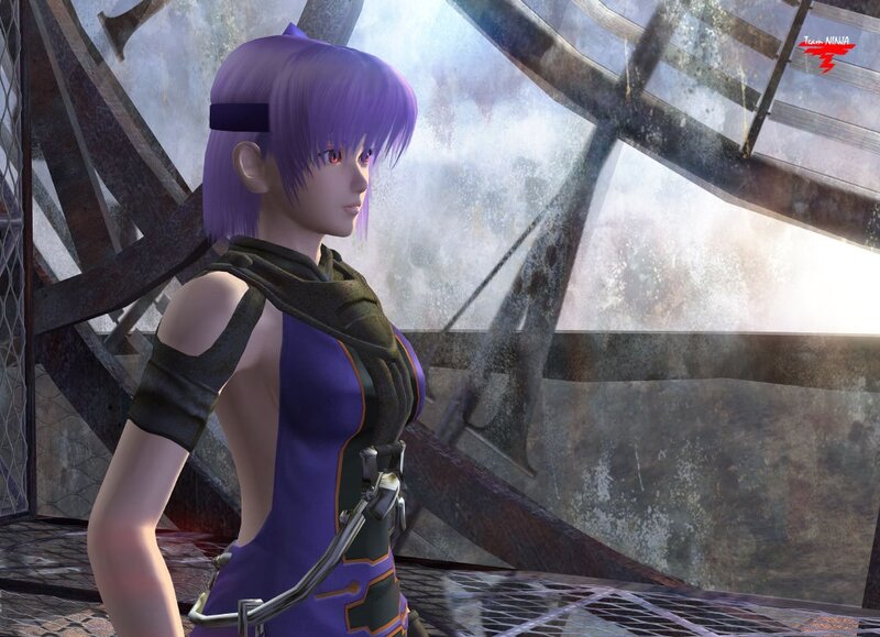 Purple-haired Female Character