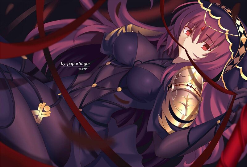 Purple-haired Female Knight