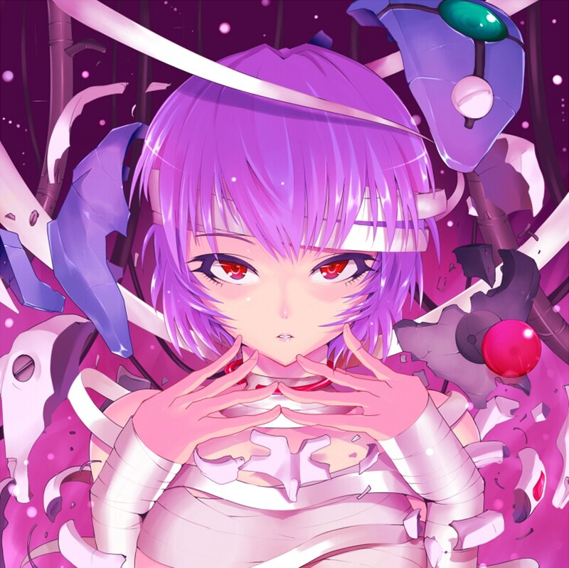 Purple-haired Girl in Armor