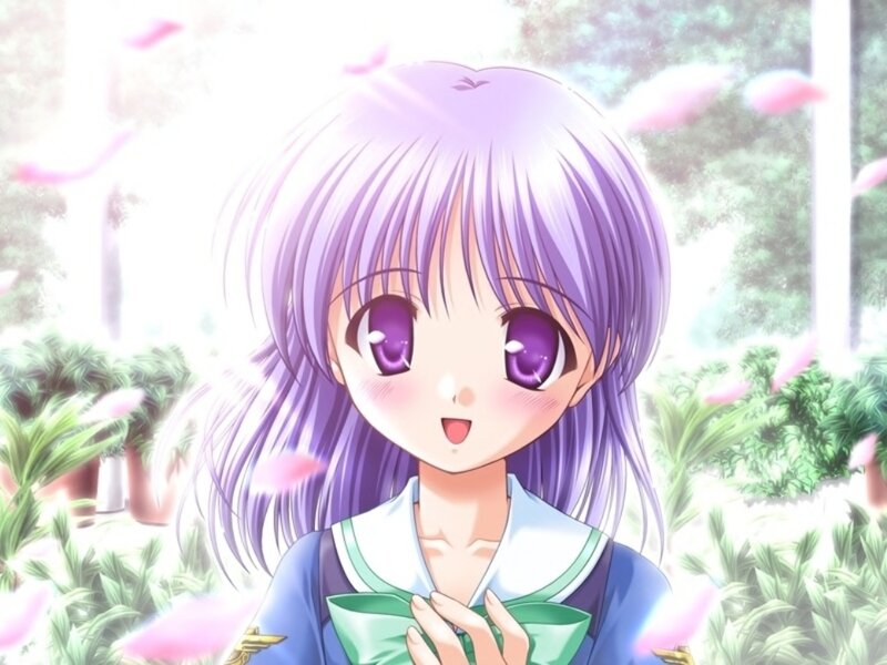 Purple-haired Girl — Purple