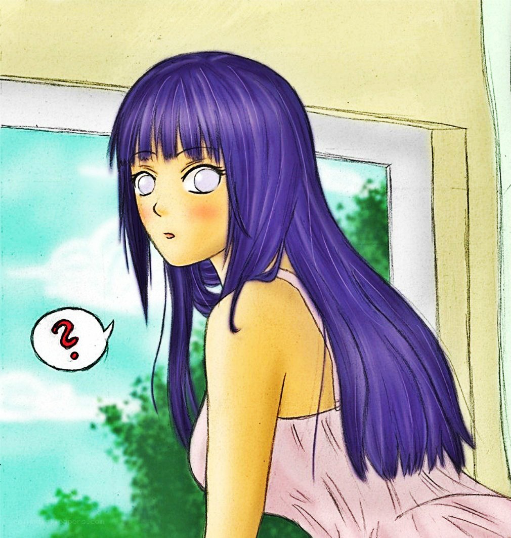purple-haired girl with question mark