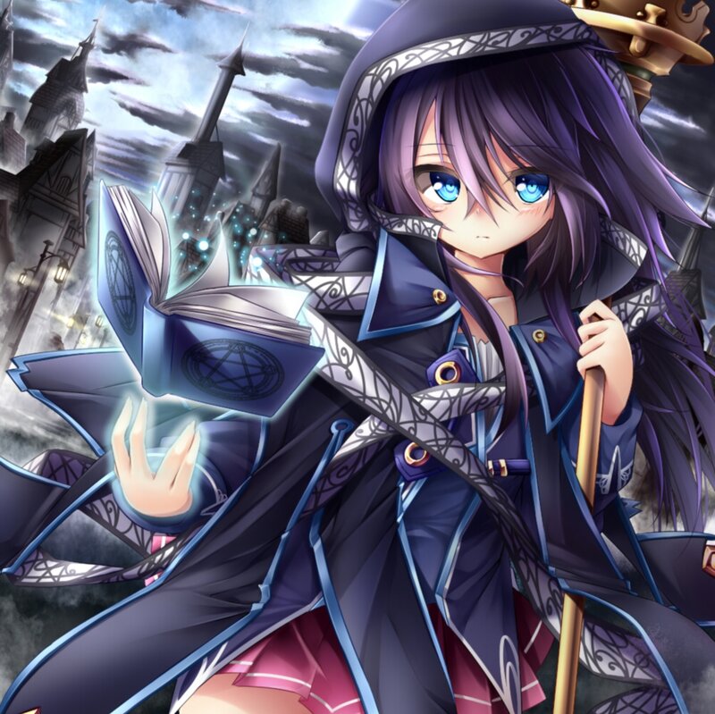 Purple-haired Mage Girl — Purple, Dramatic