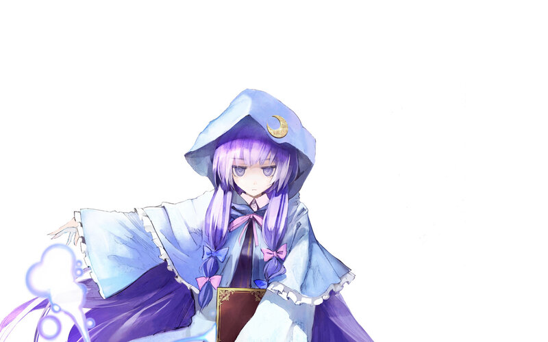 Purple-haired Mage Girl