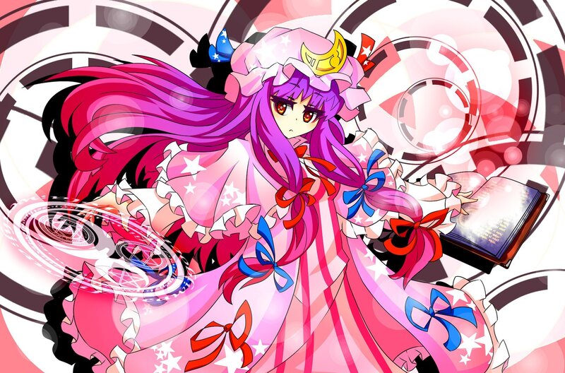 purple-haired magical girl