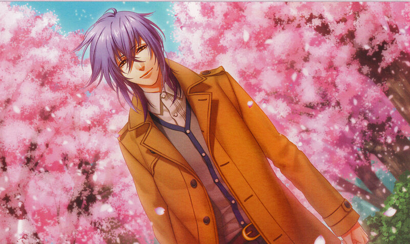 Purple-haired Man in Trench Coat
