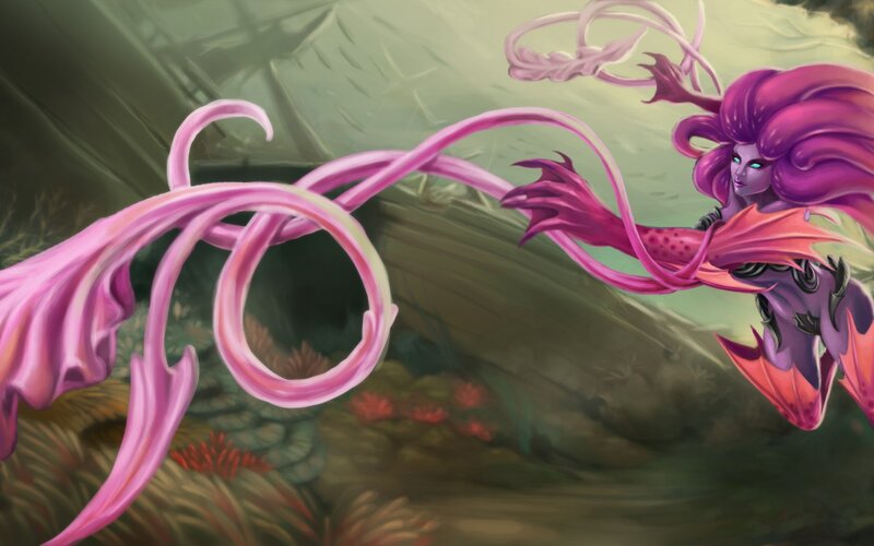 Purple-haired Mermaid