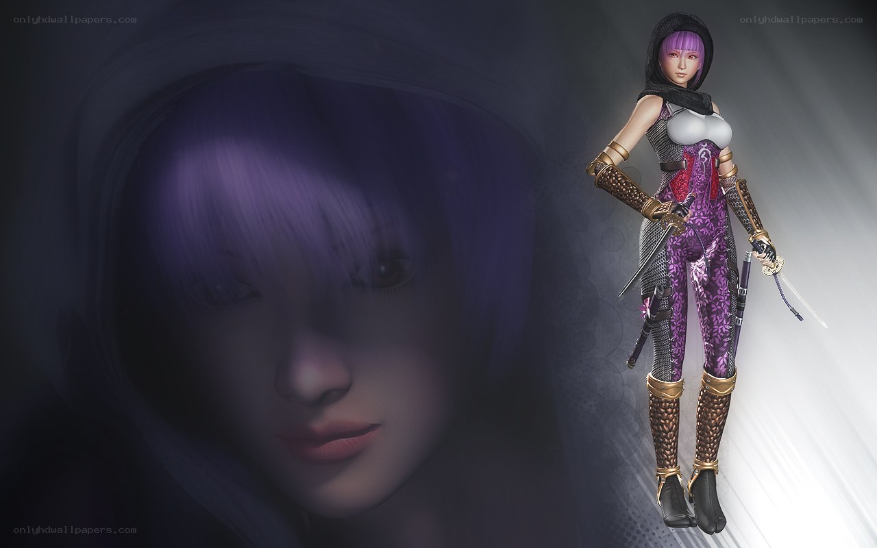 purple-haired ninja warrior