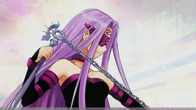 Purple-haired Warrior Woman — Purple, Dramatic