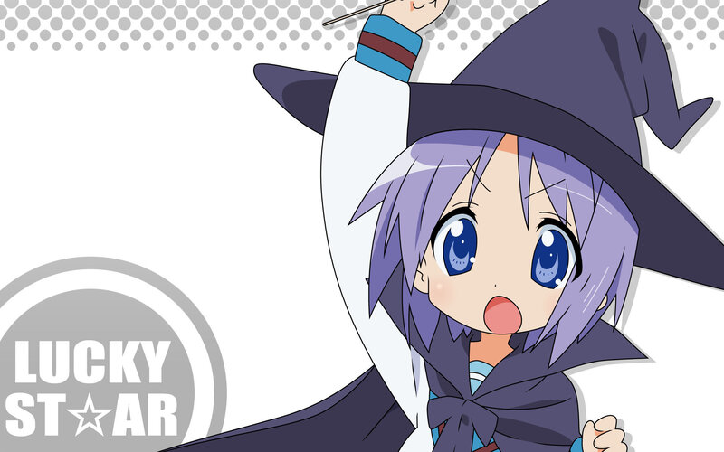 Purple-haired Witch Girl