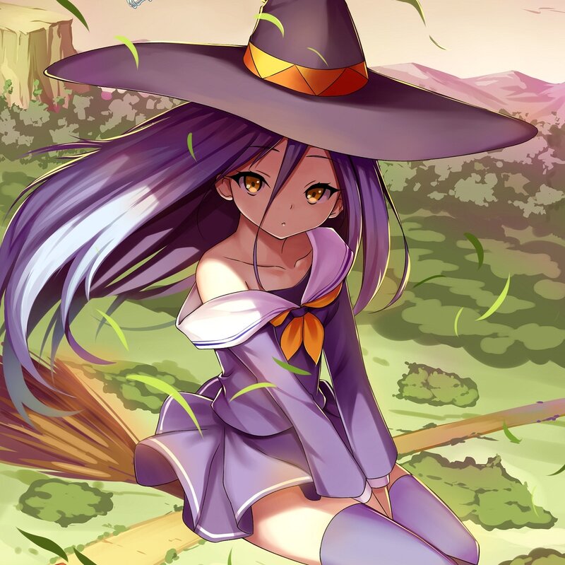 Purple-haired Witch — Purple, Calm
