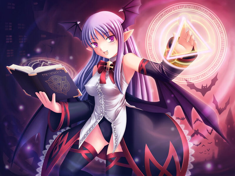 Purple-haired Witch — Purple, Dramatic