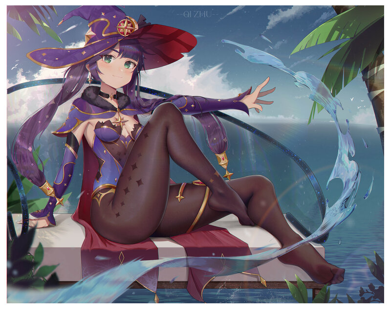 Purple-haired Witch — Purple, Serene