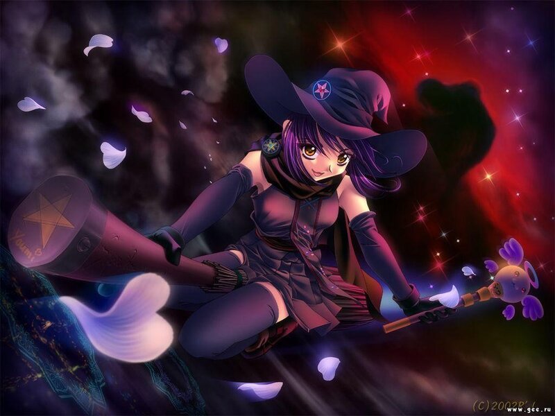 Purple-haired Witch — Purple