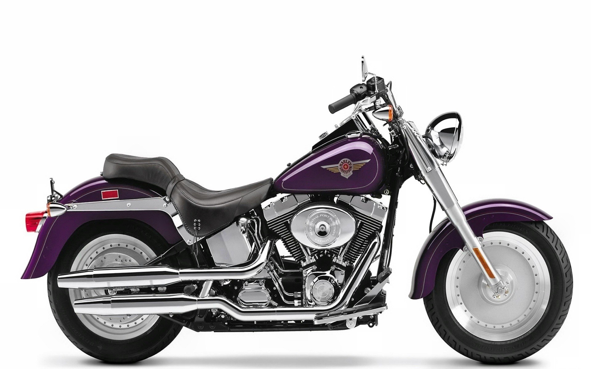 purple harley-davidson motorcycle