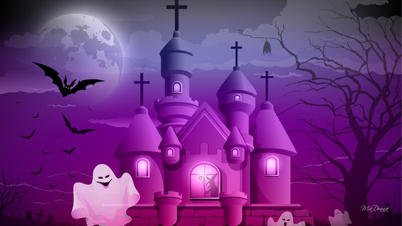 Purple Haunted Castle