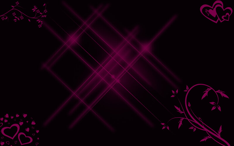 Purple Heart Design — Romantic, Vector Art