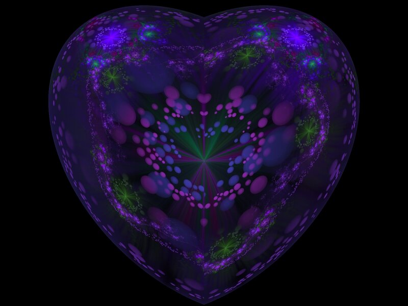 Purple Heart Fractal — Hypnotic