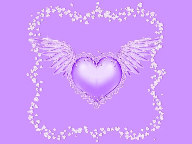 Purple Heart with Wings