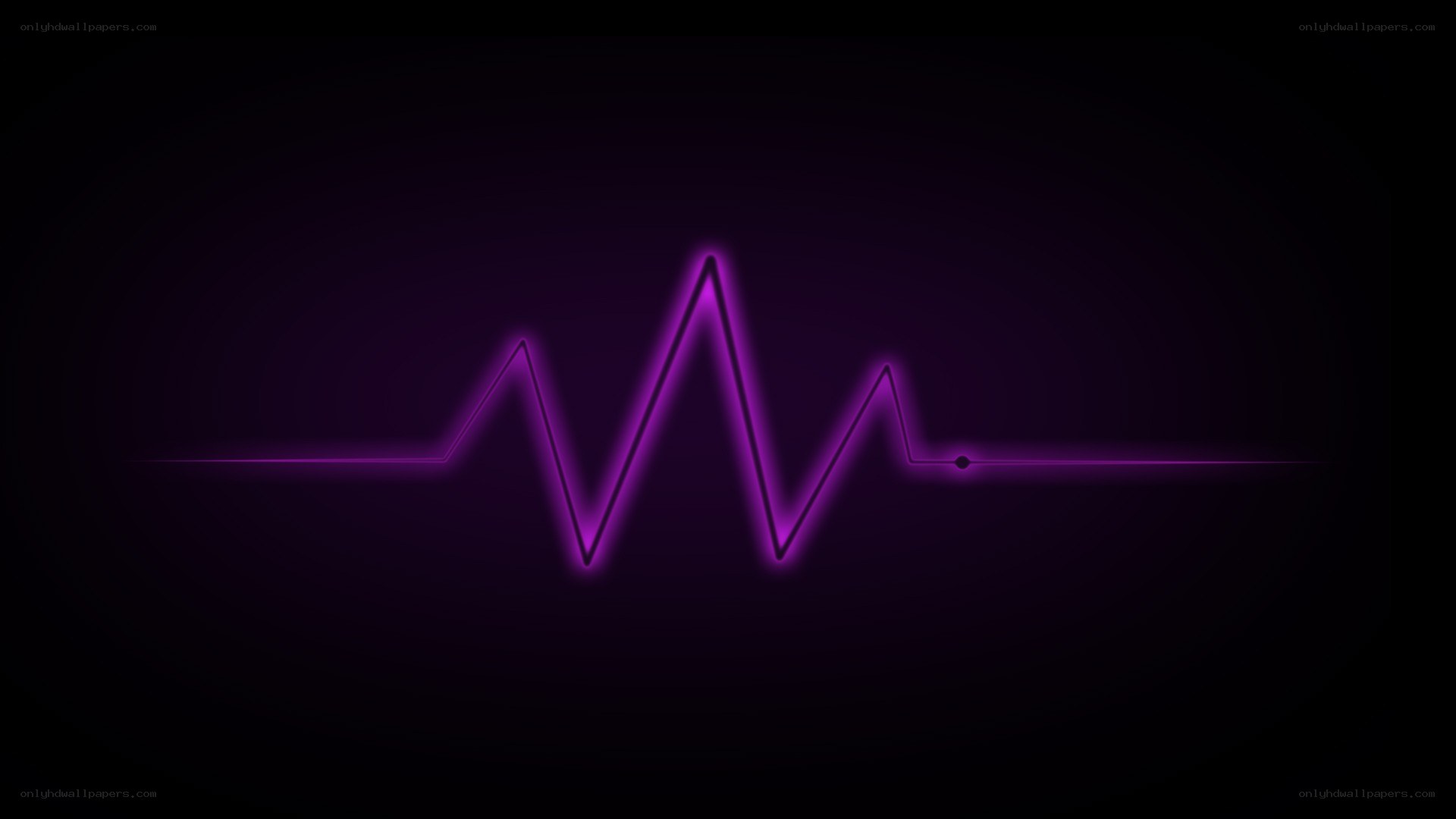 purple heartbeat line
