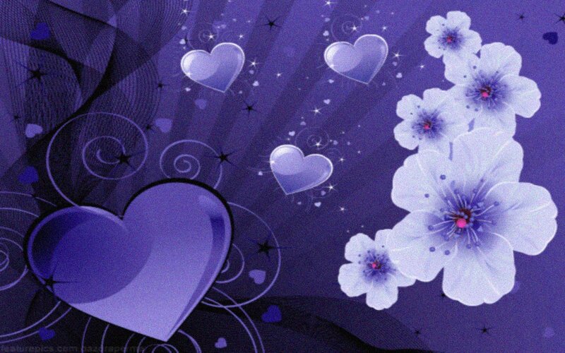Purple Hearts and Flowers — Dreamy