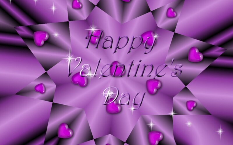 Purple Hearts and Stars — Celebratory