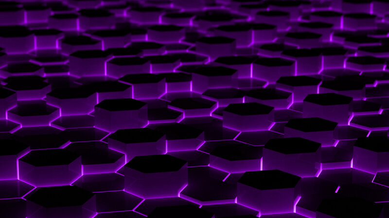 purple hexagonal pattern
