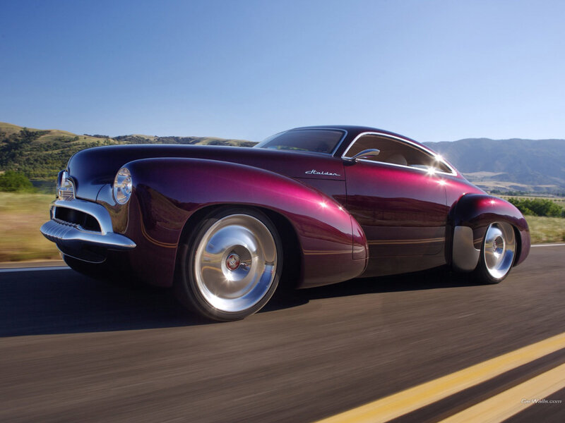 Purple Holden concept car