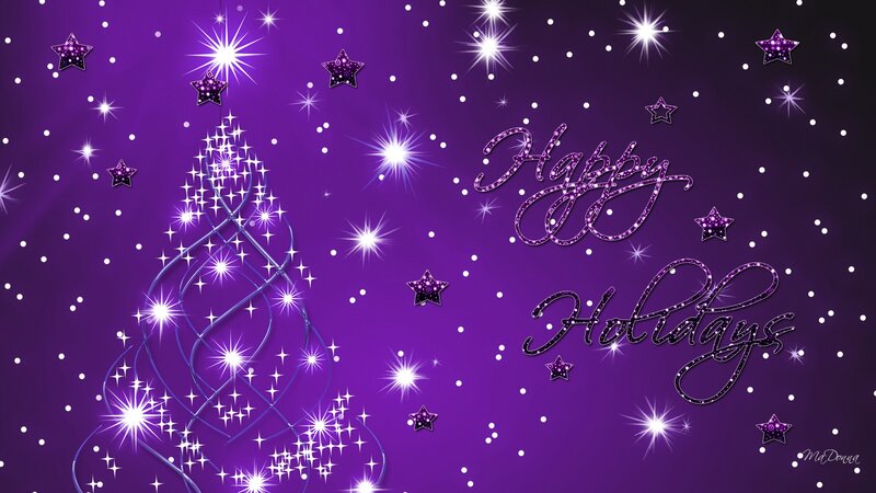 Purple Holiday Tree