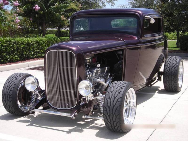 Purple Hot Rod Car — Calm