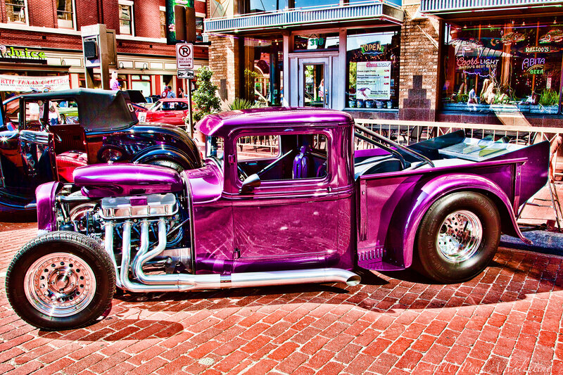 Purple Hot Rod Truck