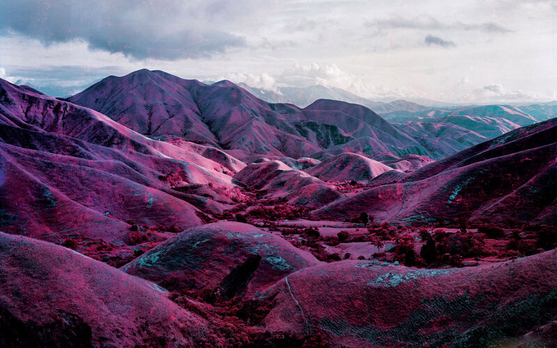 Purple-hued Mountains