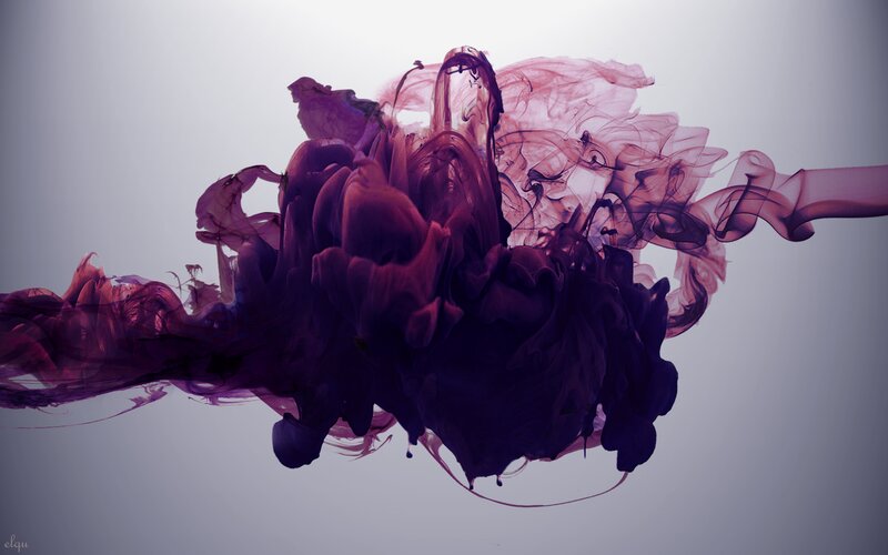 Purple Ink in Water — Ethereal