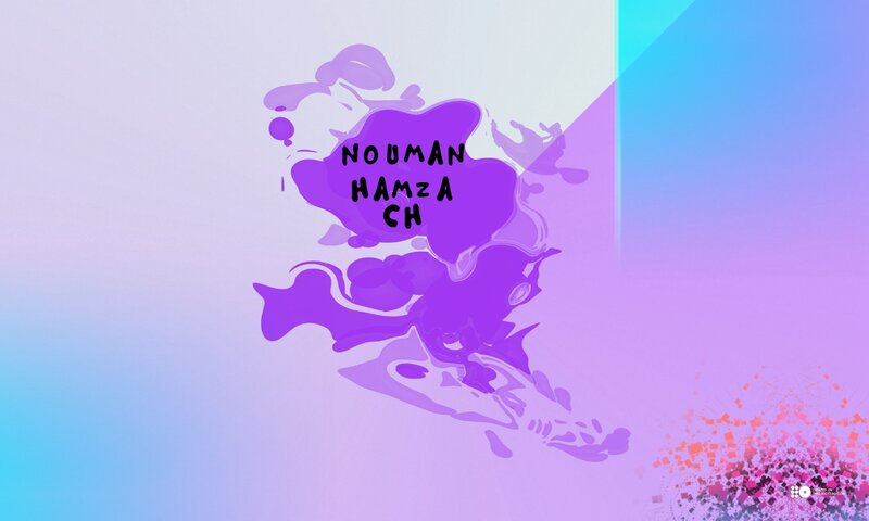 Purple Ink Splatter