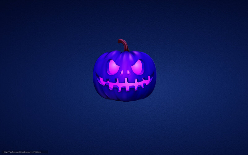 Purple Jack-o-lantern — Blue