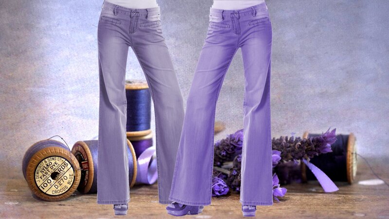 Purple Jeans on Display