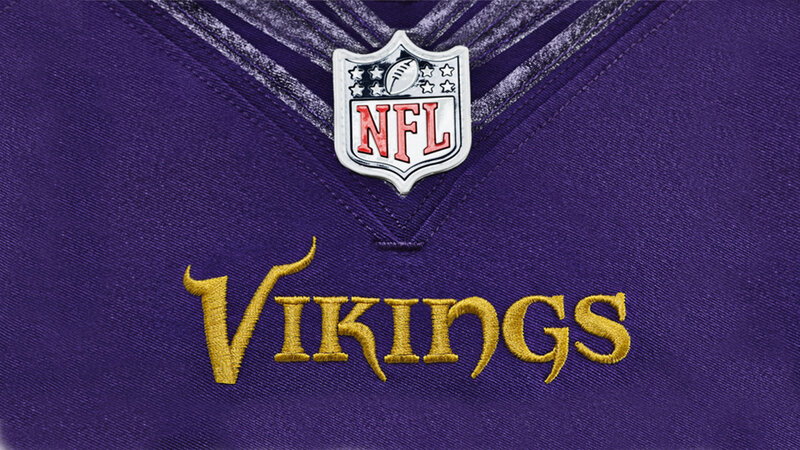 Purple Jersey with Vikings Text