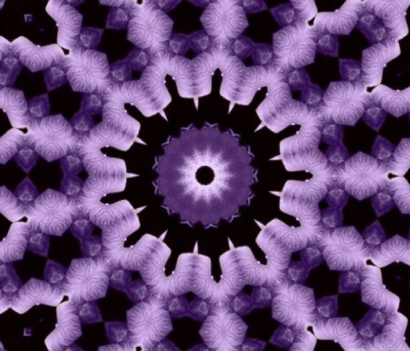 Purple Kaleidoscopic Pattern