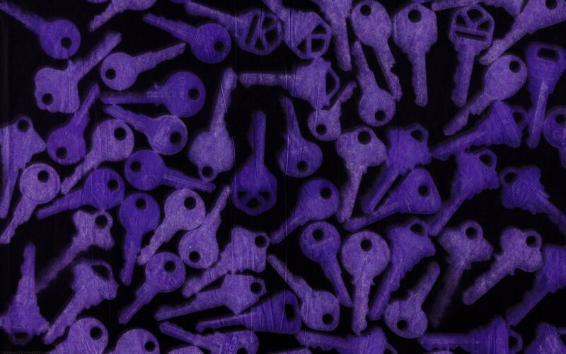 purple keys pattern