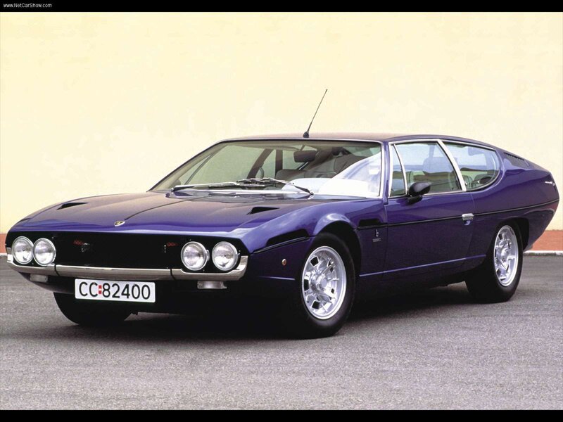 Purple Lamborghini Countach