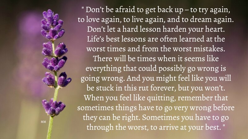 Purple Lavender Flower — Inspirational