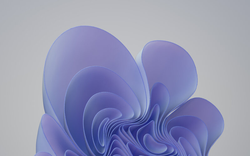 Purple Layered Abstract Shape